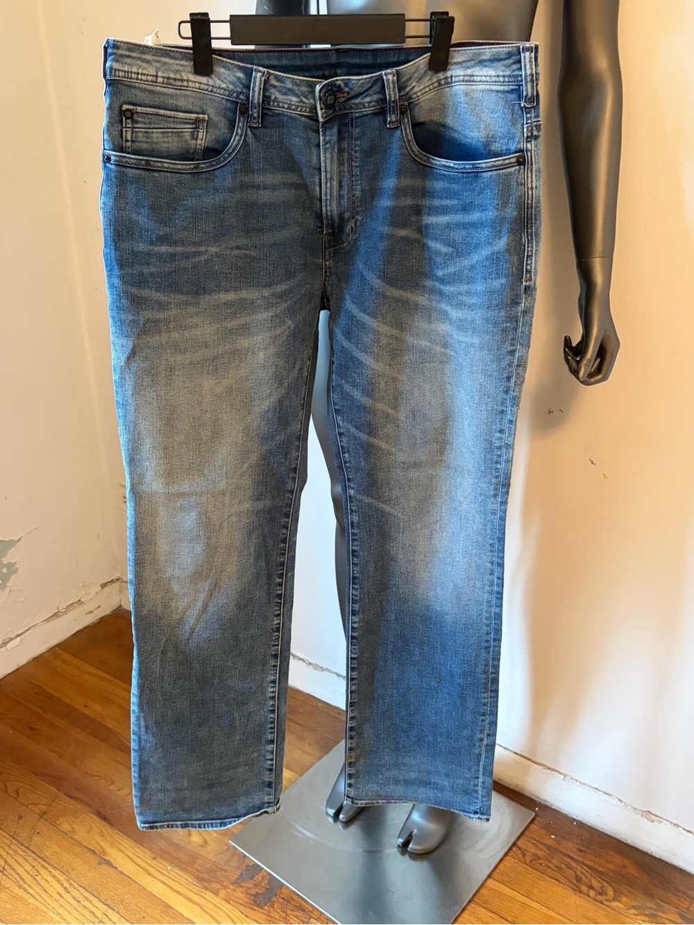 Buffalo David Bitton Light Blue Straight Jeans